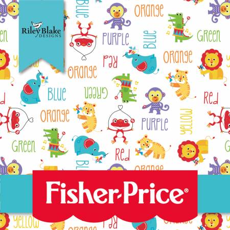[FQ-9760-15] Fisher-Price Fat Quarter bundle, 15pcs, 3 bundles/pack